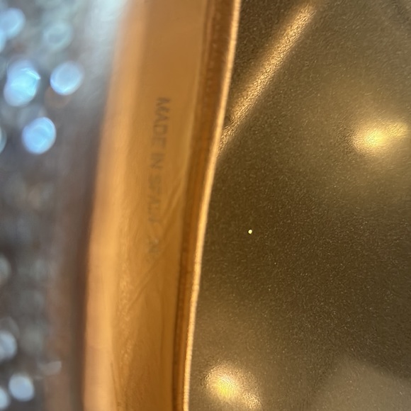 Jimmy Choo Walsh Glittered Leather Ballet Flats - Picture 3 of 6